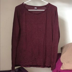 old navy luxe long sleeve shirt
